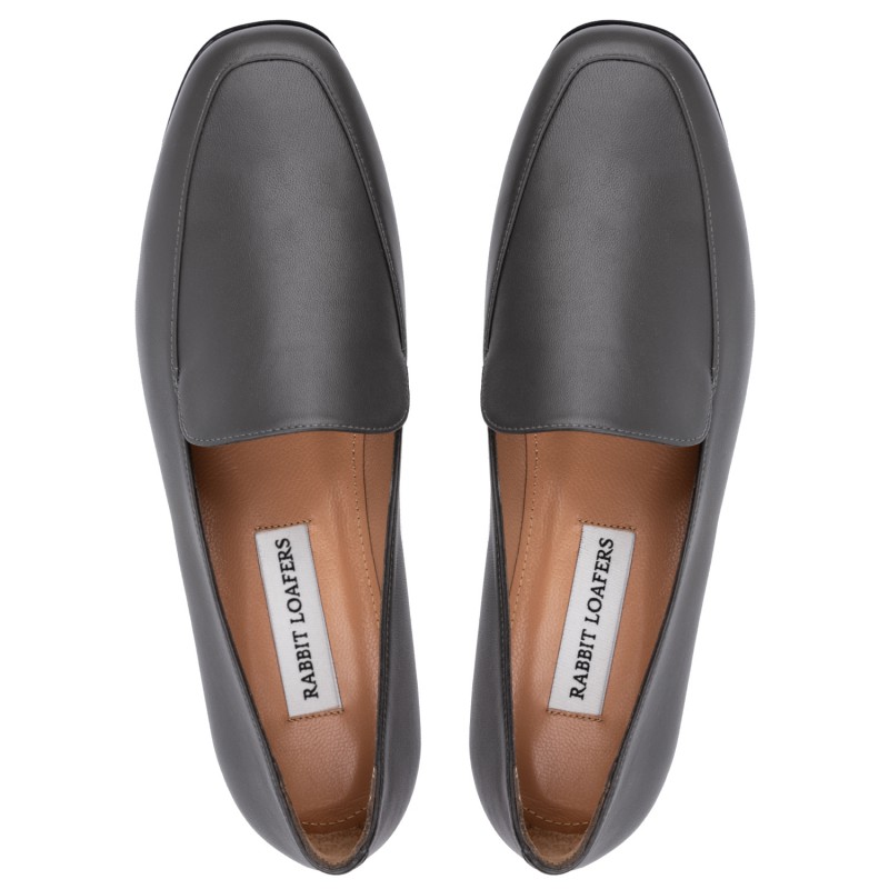 RABBIT LOAFERS - SHOP ONLINE WOMAN'S LOAFERS, color "RIGA grey" RLW-110-990
