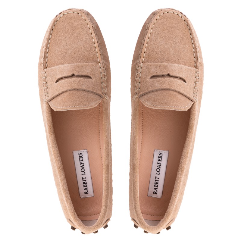 RABBIT LOAFERS  - Онлайн магазин женской и мужской обуви МОКАСИНЫ ЖЕНСКИЕ "NANCY BEIGE" RLW-107-038